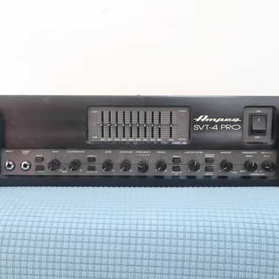 2013 Ampeg SVT4PRO 1800 Watt Bass Head w/Tube Preamp Korg Tone Works Tuner SBK Plastic Hard Case image 2