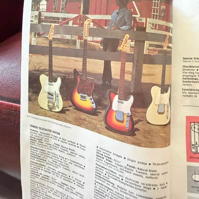 Rare 1968 Fender Catalog Export Edition Case Candy image 9