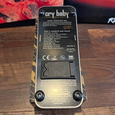 Kirk Hammett Signed Dunlop KH95X Special Edition Signature Cry Baby Wah Purple Sparkle image 4