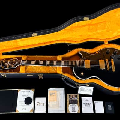 2025 Gibson Les Paul Custom Chambered Custom Shop Murphy Lab Ultra Light Aged ~ Ebony image 14