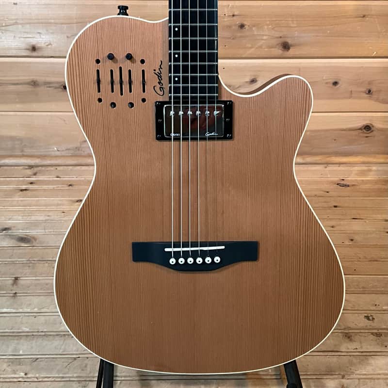 Godin A6 Ultra Electric Guitar - Natural image 1
