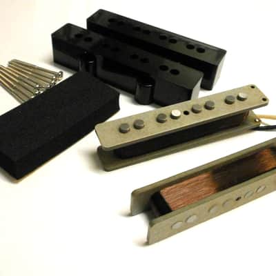 Q pickups Jazz Bass 70s set VINTAGE CORRECT 1970 - 1979 Fits Fender Jazz Bass CUSTOM SHOP Squire image 1