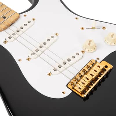 Used Fender Custom Shop 1958 Stratocaster Black 1997 image 7