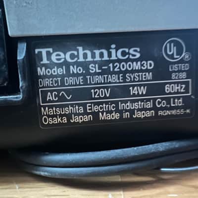 Used Technics SL-1200M3D turntable - Missing feet image 8