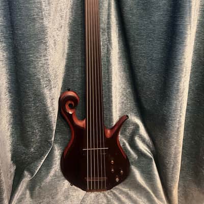 Carl Thompson Custom 6 String Fretless 2007 - Cocobolo image 1