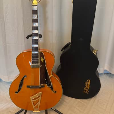 D'Angelico Excel Series Style B Throwback Hollowbody Electric Guitar with USA Seymour Duncan Floating Mini Humbucker Vintage Natural - Vintage Natural image 19