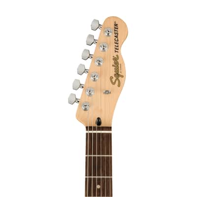 Squier FSR Affinity Series Telecaster Electric Guitar w/Tortoiseshell Pickguard, Laurel FB, Black image 6