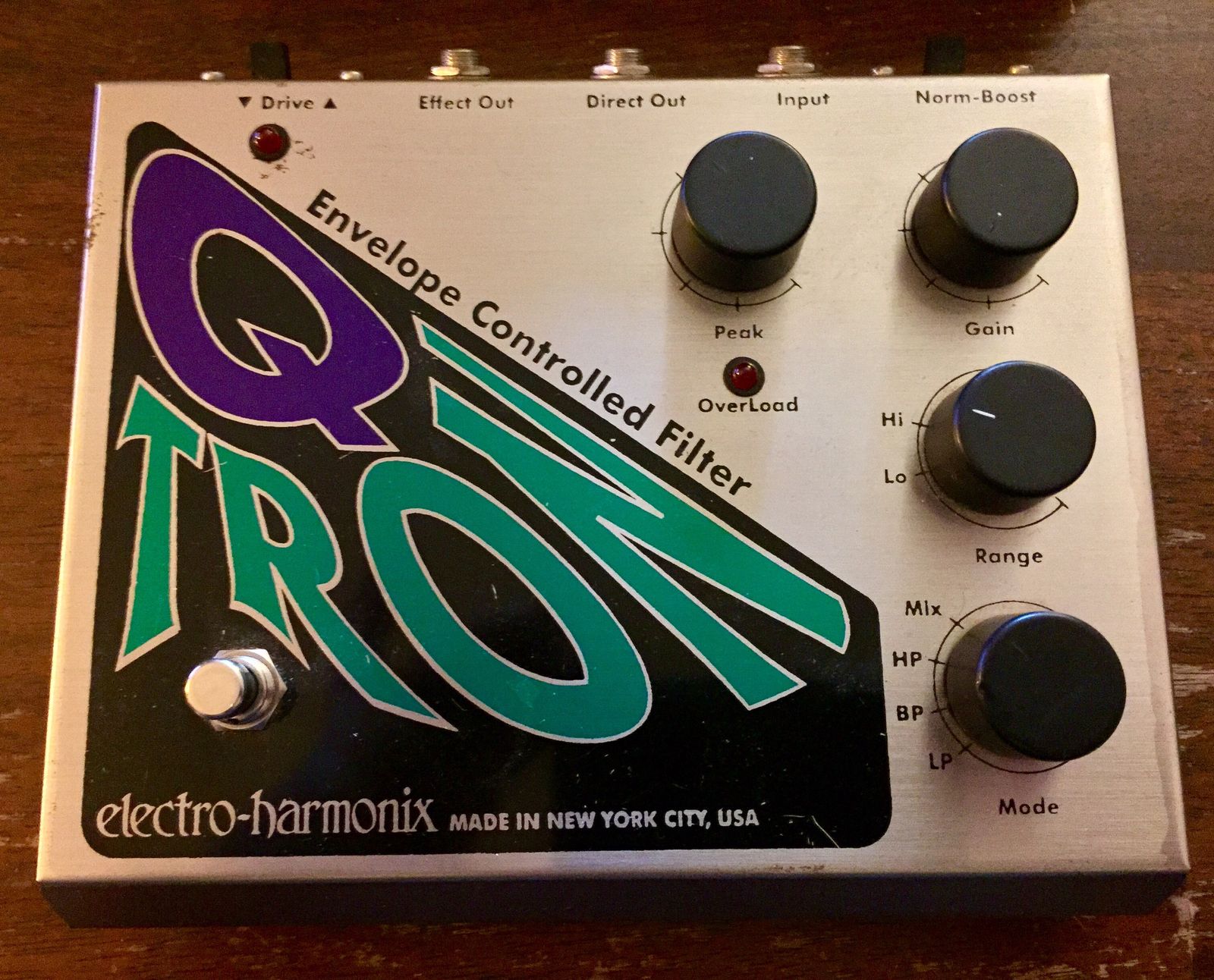 electro-harmonix Q-Tron 箱説付属 美品 Electro-Harmonix Q-Tron Plus Envelope Filter Pedal with Effects