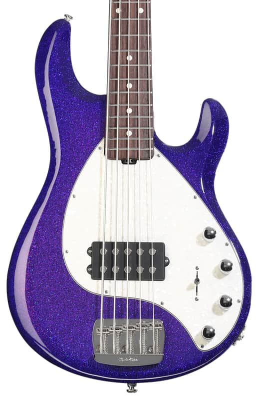 Ernie Ball Music Man StingRay 5 Special 5-string Electric Bass Guitar - Violet Sparkle Burst  Rosewood Fingerboard image 1