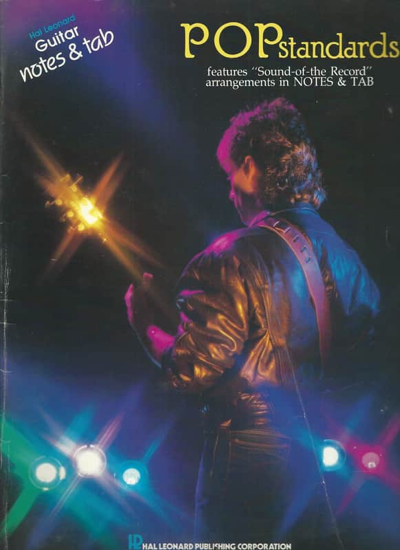 Hal Leonard Publishing Corp.-"Pop Standards" Sheet Music (Guitar), 1986 image 1