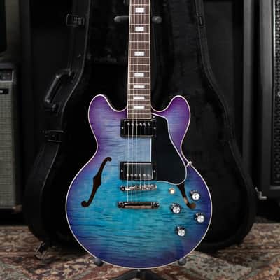 Gibson ES-339 Figured Semi-Hollow Electric Guitar - Blueberry Burst with Hardshell Case image 14