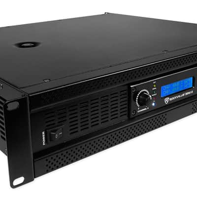 (2) Rockville SPGN128 12" 1200W DJ PA Speakers+Power Amplifier+Stands+Cables image 9