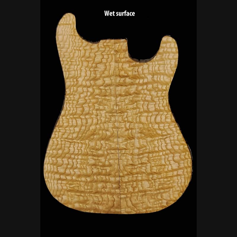 Master Grade Quilted European Ash Guitar Top Set bookmatched 6,7 mm – Esche Decke Tonh image 1