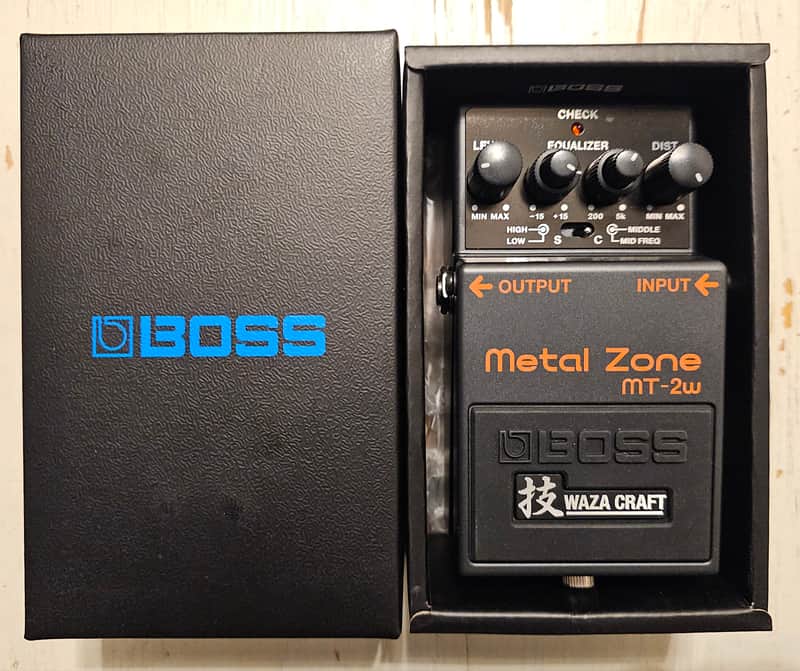 Boss Metal Zone MT 2-W Distortion Overdrive Booster image 1