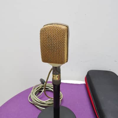 AKG D12 Cardioid Dynamic Microphone - 1960s - Gold/ Black image 3