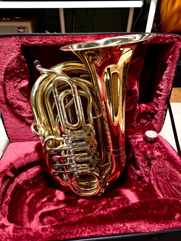 Wessex Mighty Midget TB160 BBb Travel Tornister Pocket Tuba image 1