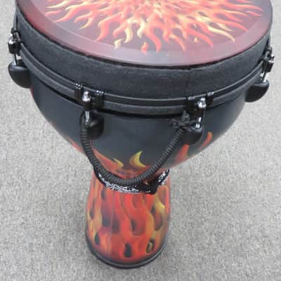 REMO - DJ-0014-30D - Remo-Djembe Mondo 14" Flames with Remo Bag image 12