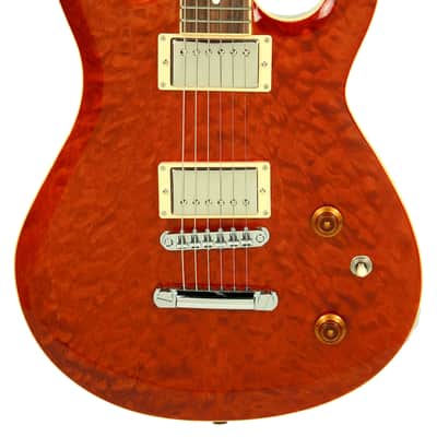 Kurt Wilson Semi-Hollow KW-S7DXL in Trans Amber 13116 image 1
