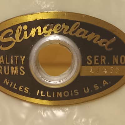Slingerland Vintage Hollywood Ace Snare Drum 14"x5.5" 60's - Mother Of Pearl image 3