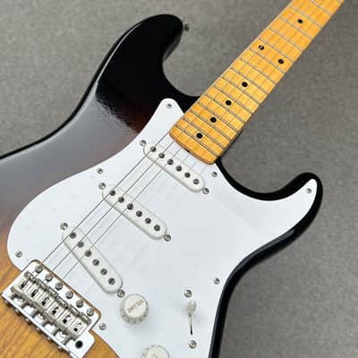 Fender Custom Shop 70th Anniversary 1954 Stratocaster DLX Closet Classic, Maple – Wide-Fade 2-Color Sunburst image 3