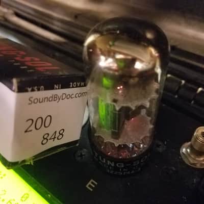 Tung-Sol 4% tight Matched Pair (2) 6SN7GTB tNOS AT1000 TESTED Vacuum Tubes T7 tall glass dual triode 1956-1961 image 8