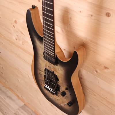 Schecter Reaper-6 FR S- Ebony Fingerboard, Satin Charcoal Burst image 4