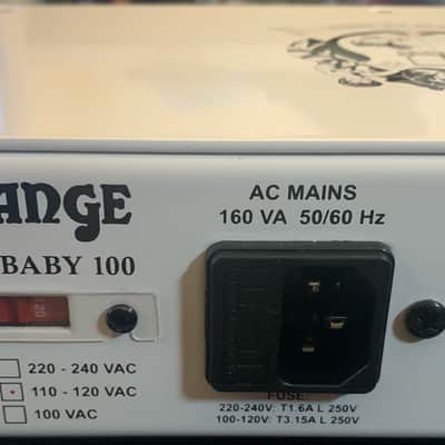 Orange Gain Baby 100 2-Channel 100-Watt Guitar Amp Head 2025 - Present - White image 6