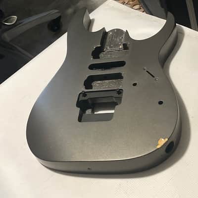 2000's Indonesian Ibanez RG5EX1 Grey Pewter Basswood Guitar Body Floyd Ready image 5
