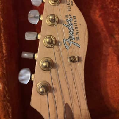 Fender James Burton Telecaster 1991 - Black with gold paisley pattern image 3