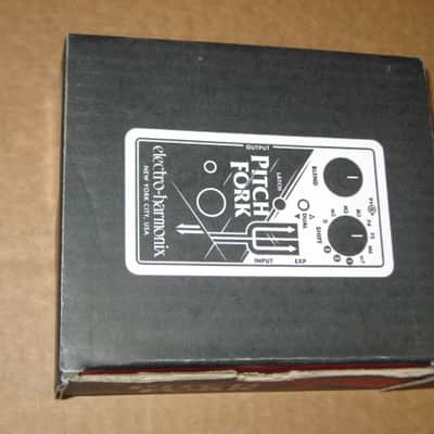 lightly handled Electro Harmonix EMPTY CARDBOARD BOX, original Owner's Manual , & bubble wrap ONLY for Pitch Fork Polyphonic Pitch Shifter	(NO pedal, NO power supply, NO warranty / registration paperwork) 2010s (specifically from 2014) image 5
