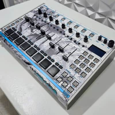Isla Instruments S2400 Desktop Sampler 2019 - Present - Black with removable Vinyl Pete Rock Skin image 1