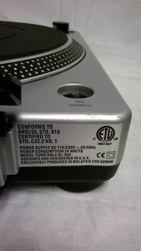 gemini XL-300 ターンテーブル GEMINI XL-300 BRAND NEW TURNTABLE | eBay