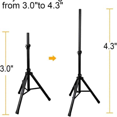 Portable 12-Inch 1000 Watts 2-Way Powered Dj/PA Speaker System Combo Set with Bluetooth/USB/SD Card Reader/FM Radio/Remote Control/Speaker Stand/Wired mic image 2