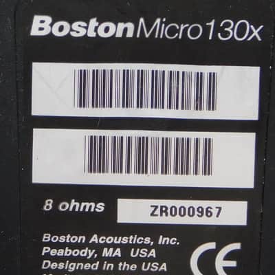 Boston Micro130x compact speakers pair image 6