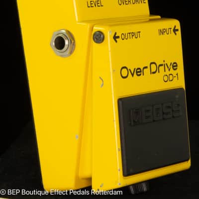 Boss OD-1 Overdrive 1986 Japan s/n 653700 with JRC4558DD op amp as used by Pete Townshend and Billy Duffy and many more .. image 2