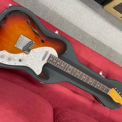 Fernandes TE-3 Thinline T-style Made in Japan 1994 - 3 Tone Sunburst w/ case image 1