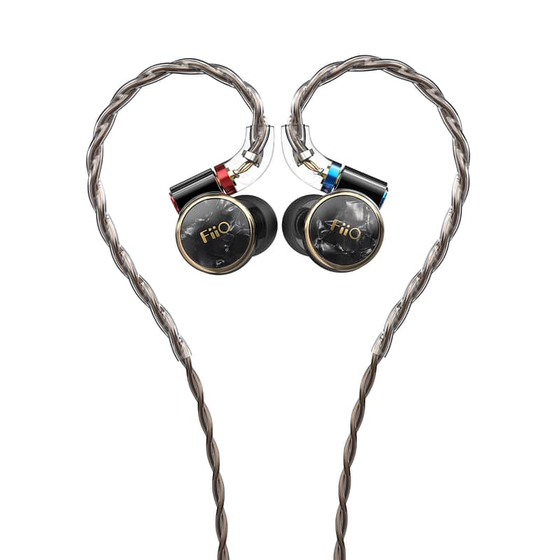 FiiO FD3 Earphones in-Ear Earbuds High Resolution 1DD Bass Heavy MMCX Connector (Black) image 1