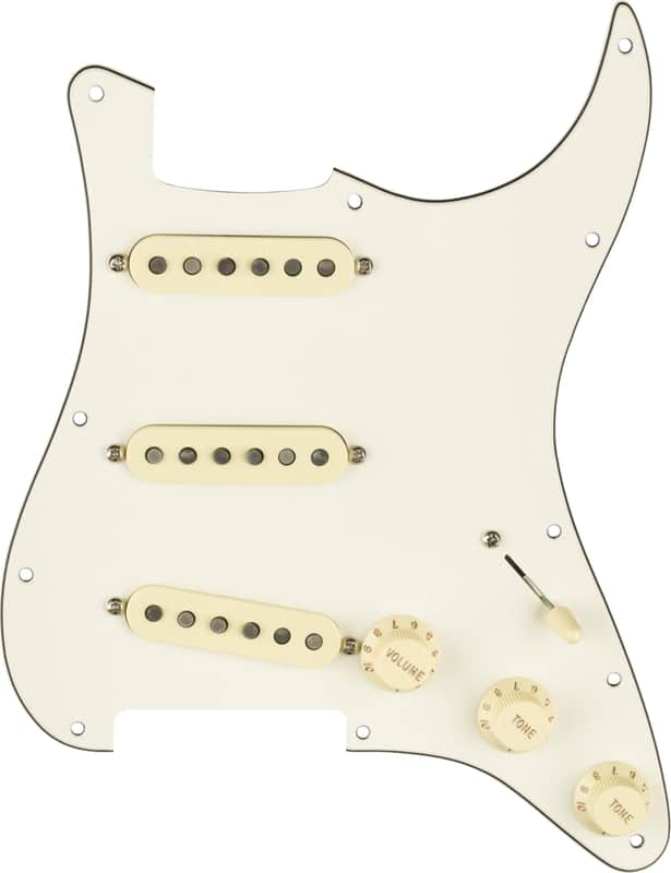 Fender Custom Shop Custom '69 SSS Loaded Stratocaster Pickguard, Parchment image 1