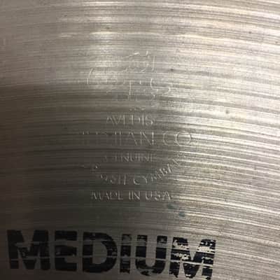 Zildjian 18" A Series Medium Ride Cymbal 1982 - 2005 - Traditional image 11