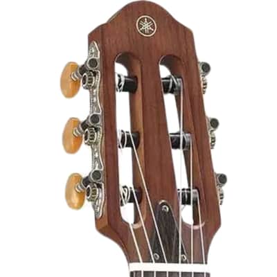 Yamaha Nylon String Silent Guitar Crimson Red Burst image 5