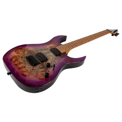 Spira S-450 TPP Electric Guitar, Transparent Purple image 6