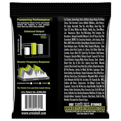 Ernie Ball 2721 Cobalt Regular Slinky Electric Guitar Strings, .010 - .046 image 2