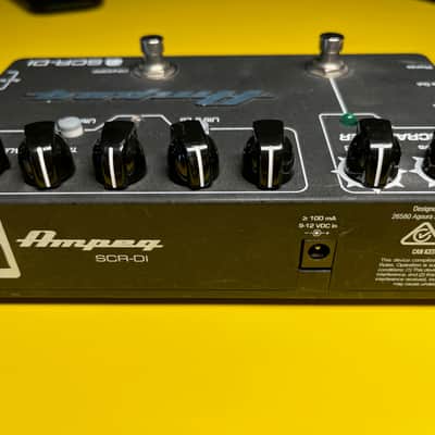 Ampeg SCR‑DI Bass DI Preamp with Scrambler Overdrive 2010s - Black image 5