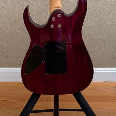 Ibanez RG470FM-TP Standard with Rosewood Fretboard 1996 - 1997 - Transparent Purple image 2