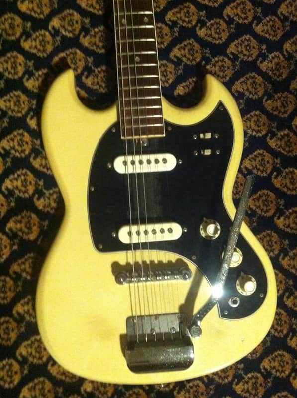 Teisco SG 1970's Cream image 1