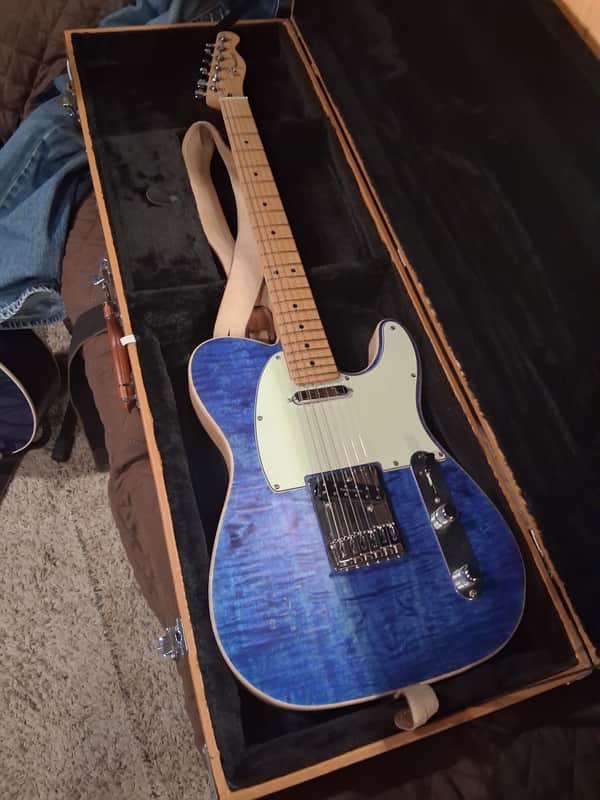 Custom Fender Telecaster 2024 - Flame Maple/ Ash Natural image 1