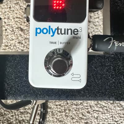 TC Electronic Polytune 3 Mini Polyphonic Tuning Pedal 2019 - Present - White image 1