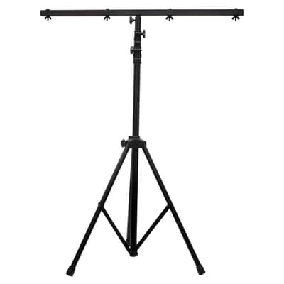 American DJ LTS-6 | Black Tripod Light Stand with Cross Bar image 2
