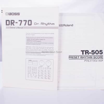 Roland TR-626 + TR-505 + Boss DR-770 Vintage Rhythm Composer Drum Machine Bundle TR626 TR505 DR770 image 3