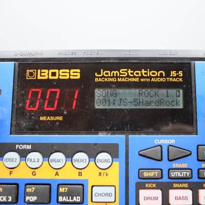 Boss JS-5 JamStation Backing Machine with Audio Tracks Made in Japan ZN53719 image 5